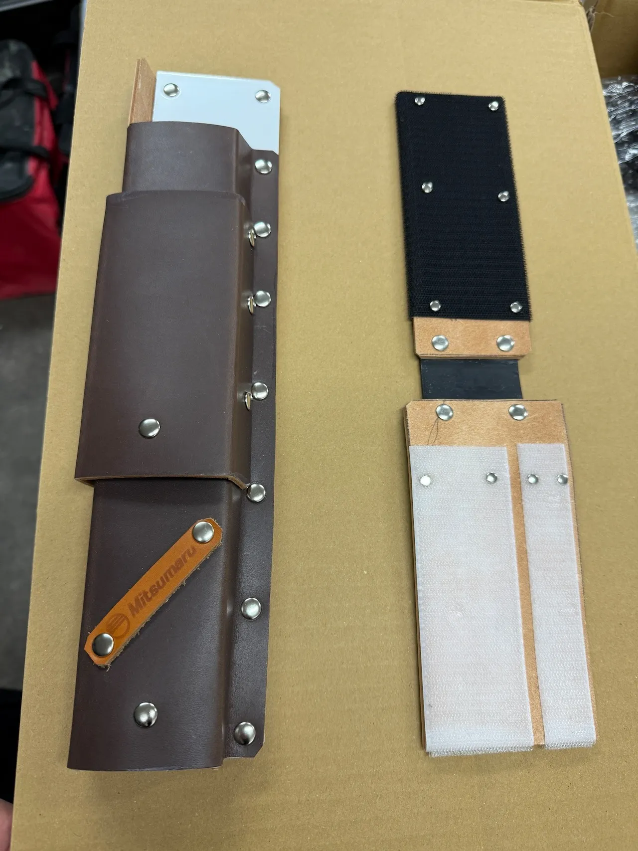 本革定規ケース(スリム)茶