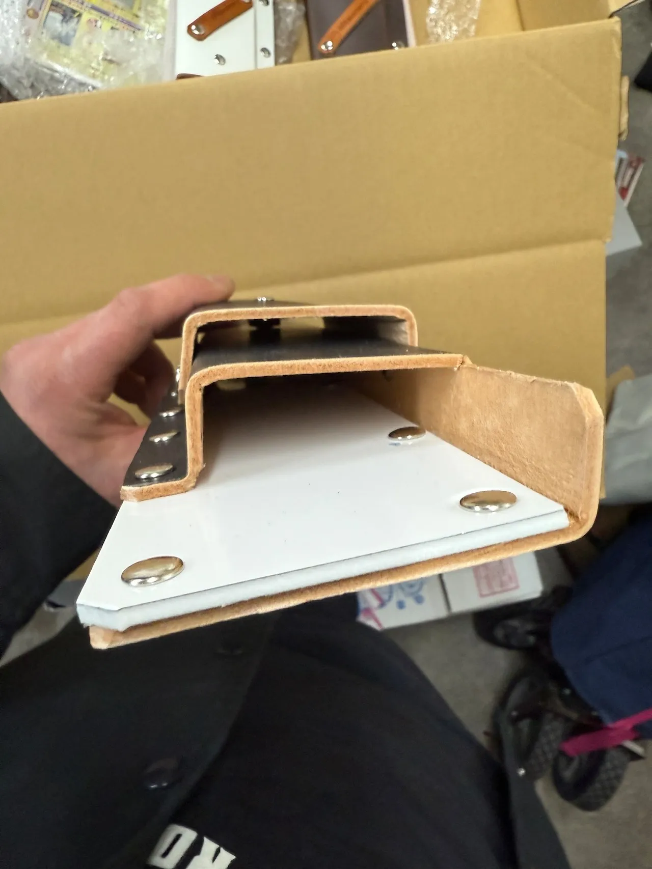 本革定規ケース(スリム)黒