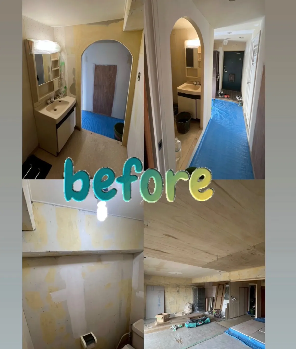 在宅マンション、クロスと床の施工、それぞれに個性ある空間、ご...