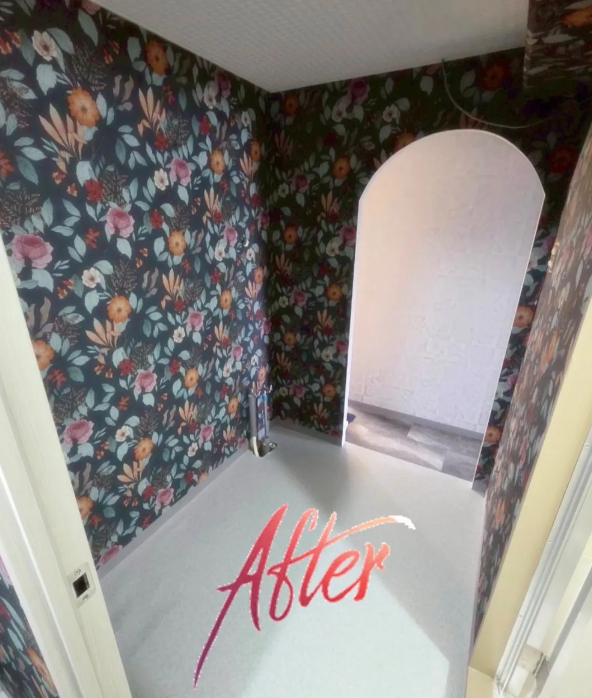 在宅マンション、クロスと床の施工、それぞれに個性ある空間、ご...