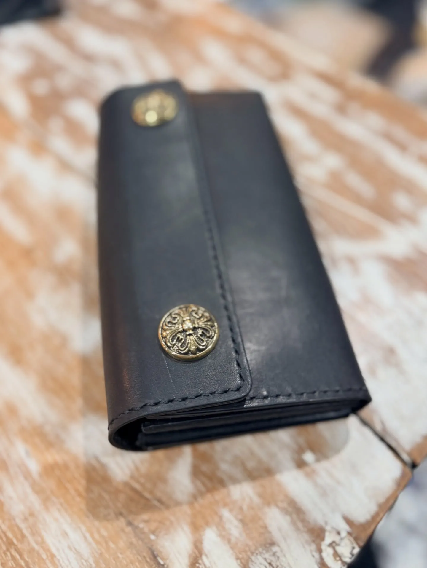 装天みんなからの誕生日プレゼント、人生初めてのオーダー革財布...