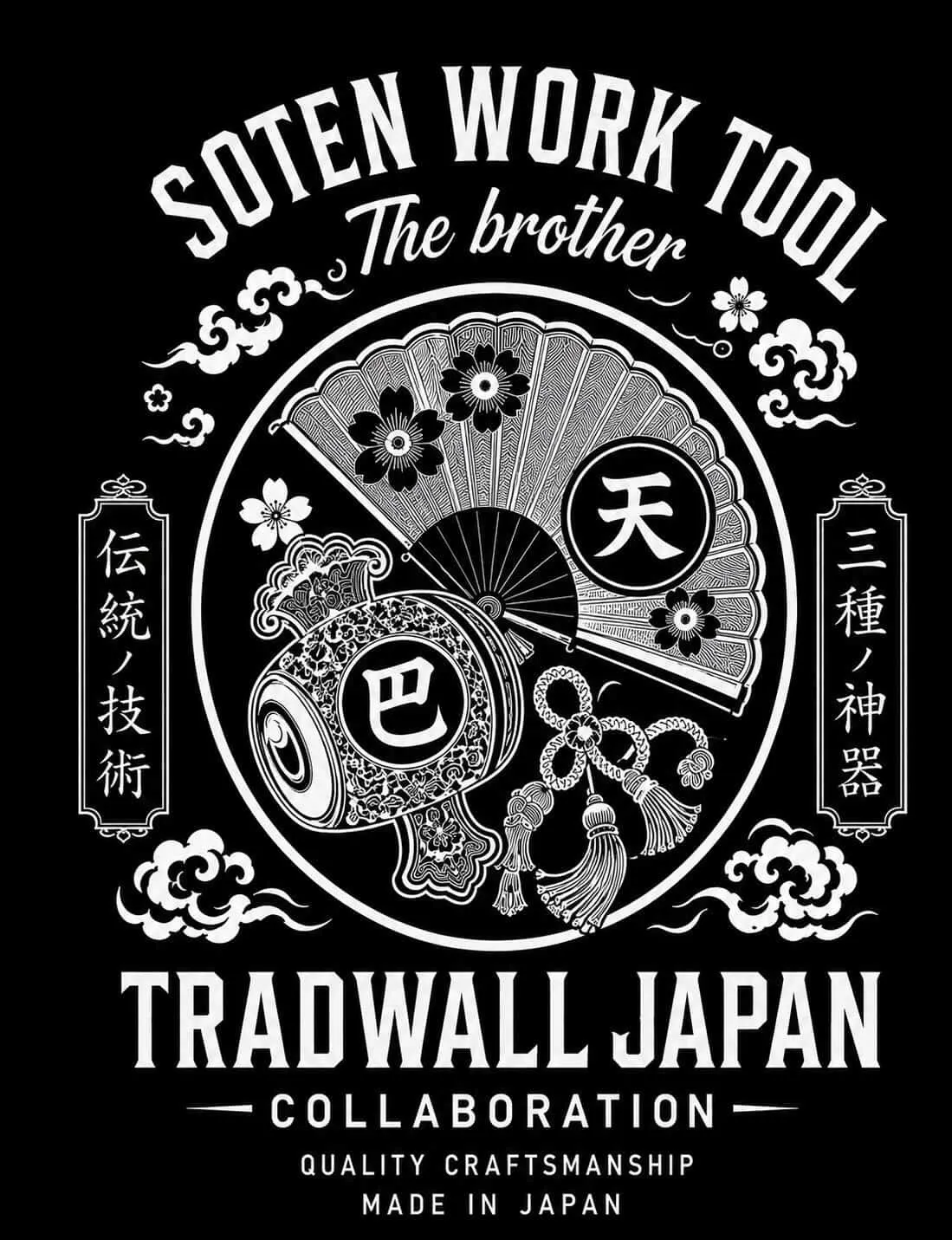@tradwall_japan  コラボシャツ今から制作して...