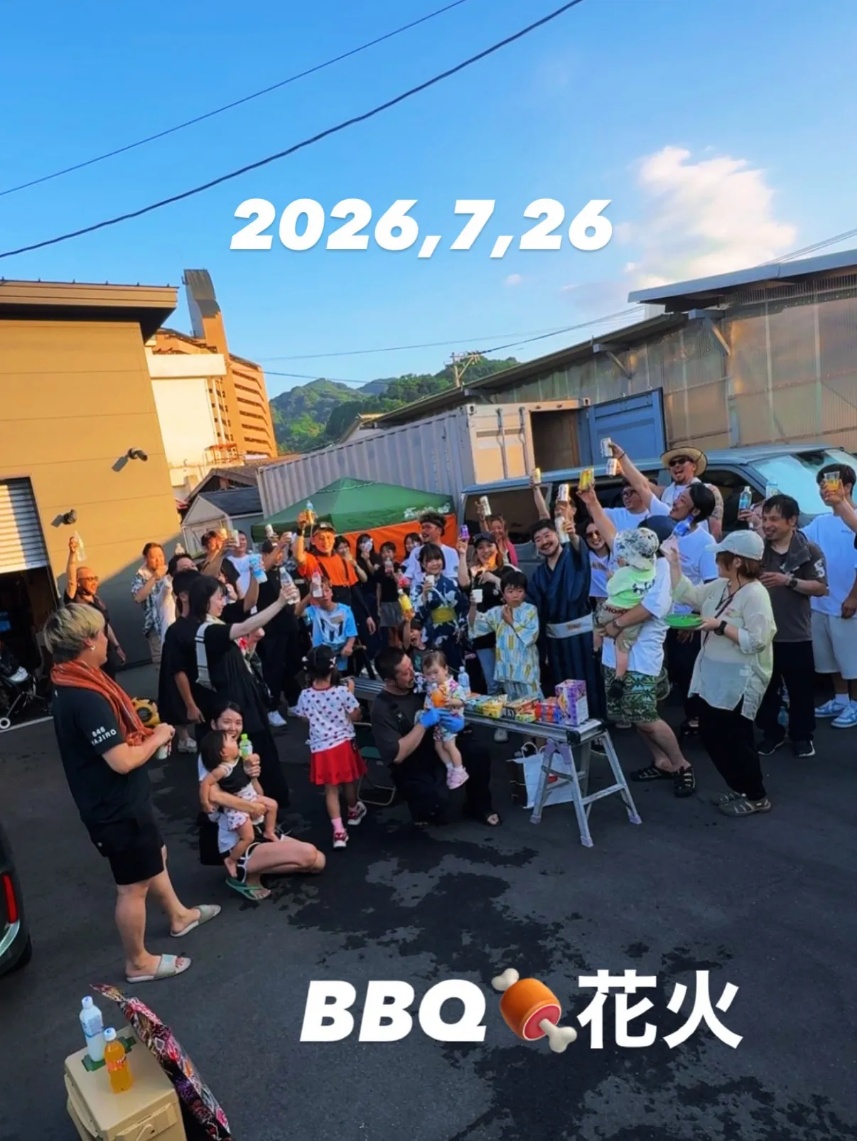 第二回目のBBQ🍖花火🎇